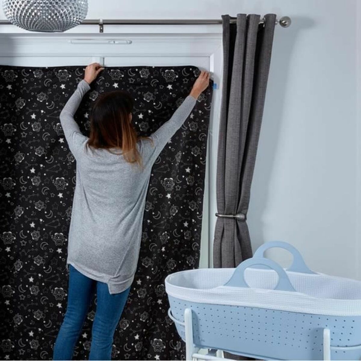 Gardin Tommee Tippee Ogenomskinlig 130 x 198 cm Barn Svart - 4