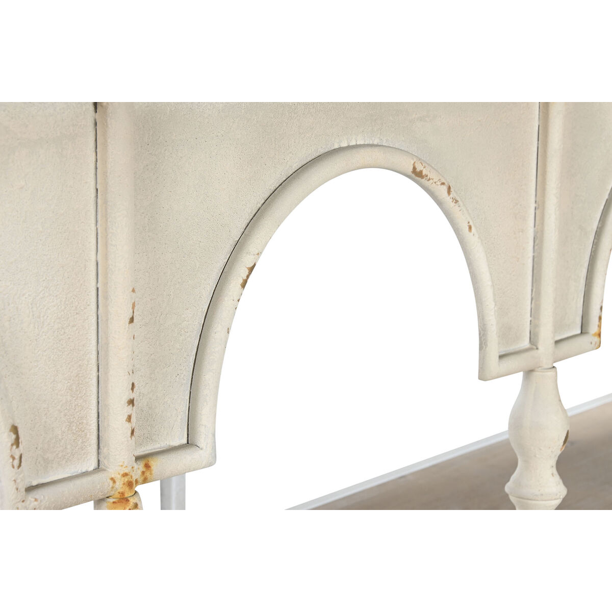 Bokhylla Home ESPRIT Vit Naturell Metall 159 X 36,5 X 91 cm - 6