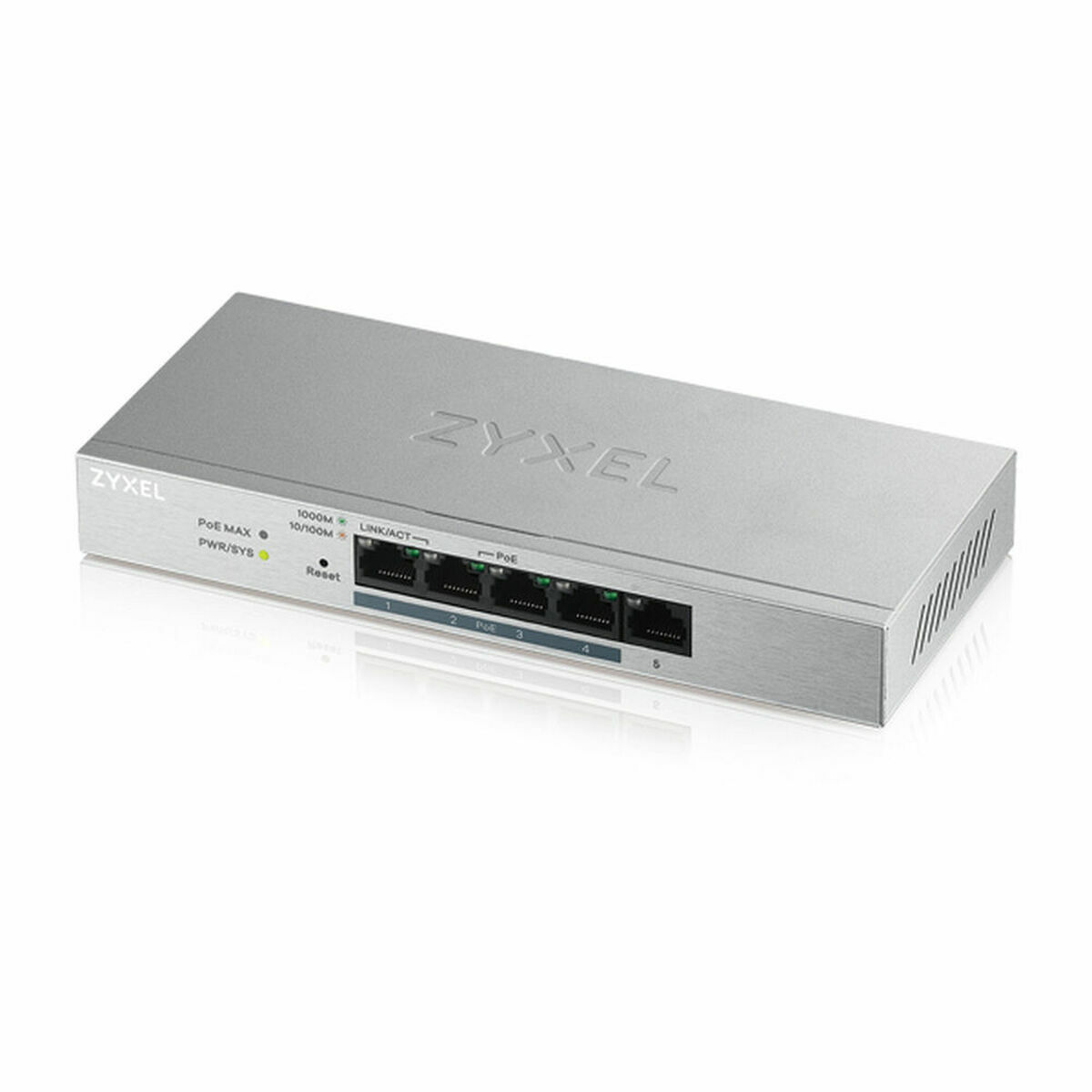 Switch ZyXEL GS1200-5HPV2-EU0101F Grå
