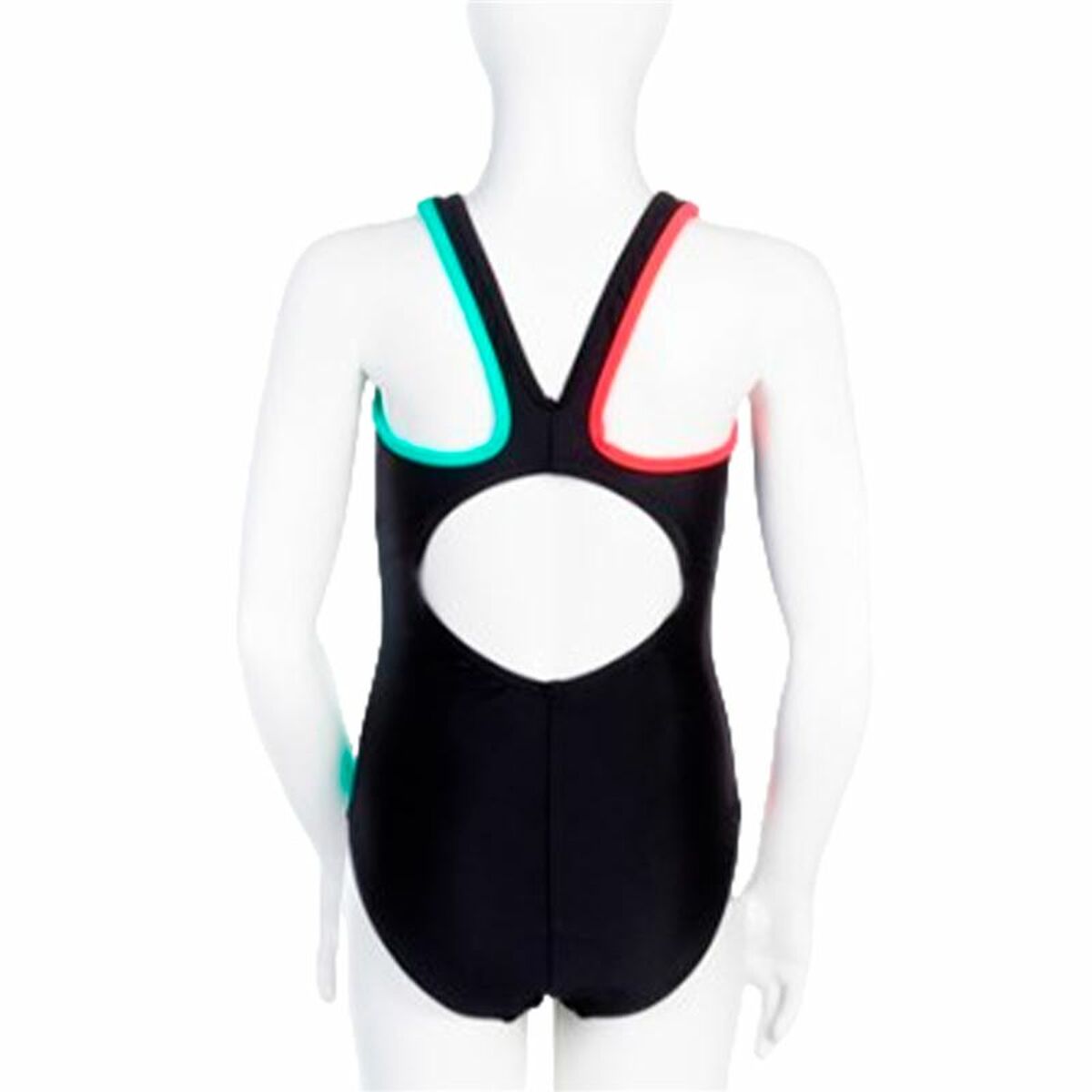 Baddräkt, Flickor Aquarapid Costume Svart - 3