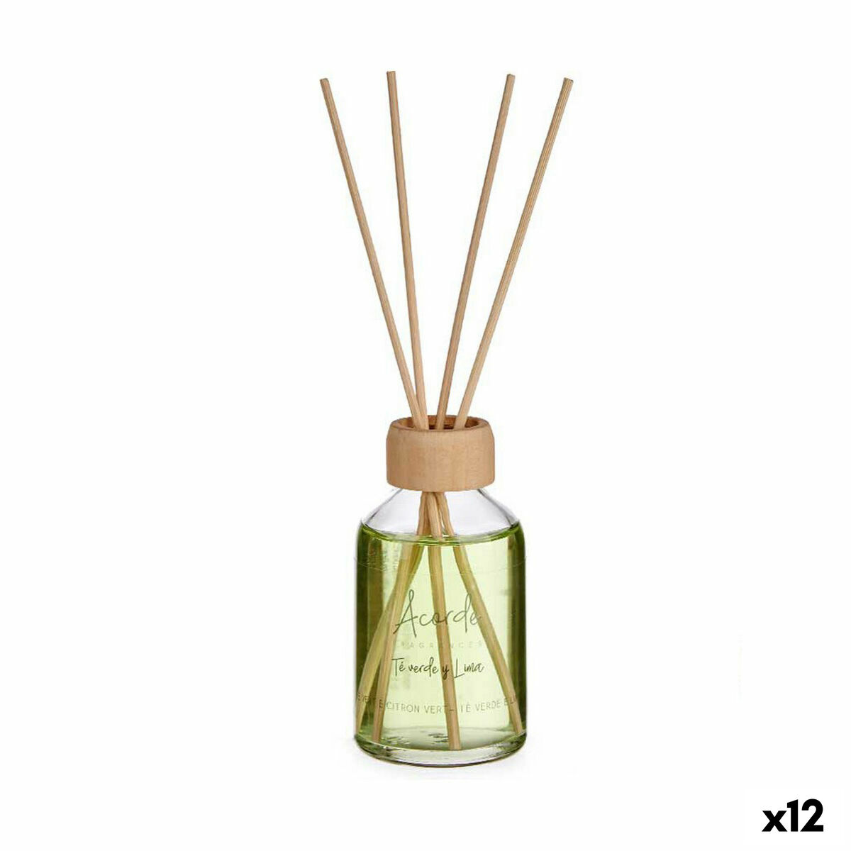 Parfympinnar Acorde Lime Grönt te 50 ml (12 antal) - 3