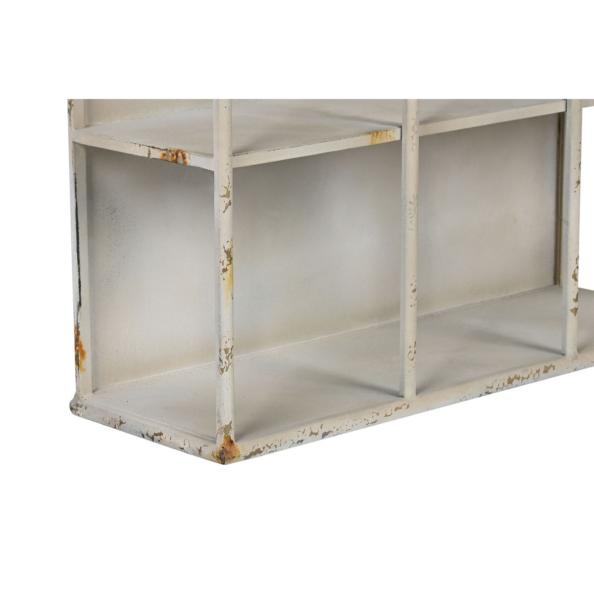 Bokhylla Home ESPRIT Vit Metall 60 X 20 X 70 cm - 4