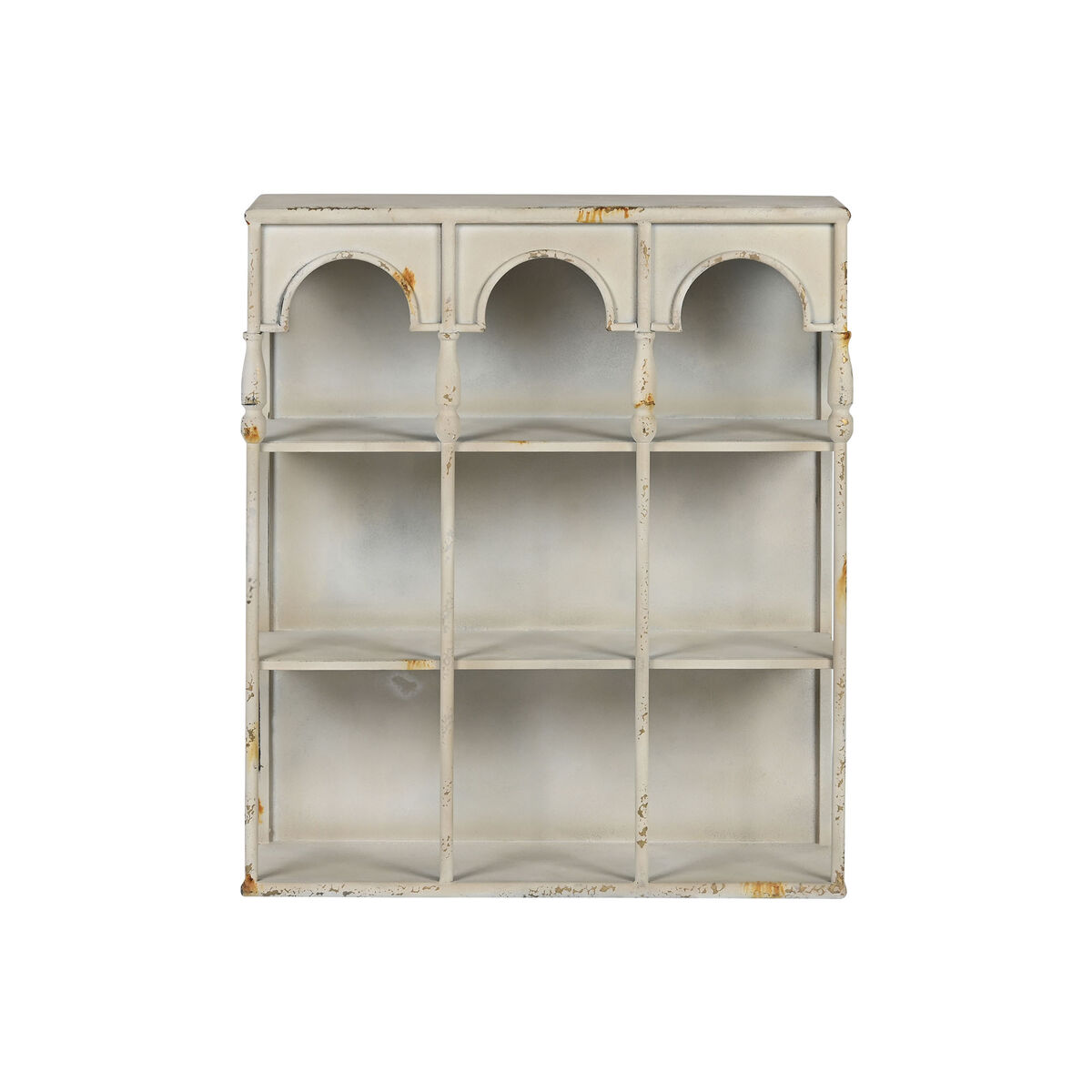Bokhylla Home ESPRIT Vit Metall 60 X 20 X 70 cm - 8
