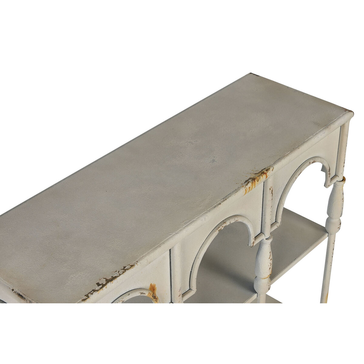Bokhylla Home ESPRIT Vit Metall 60 X 20 X 70 cm - 2
