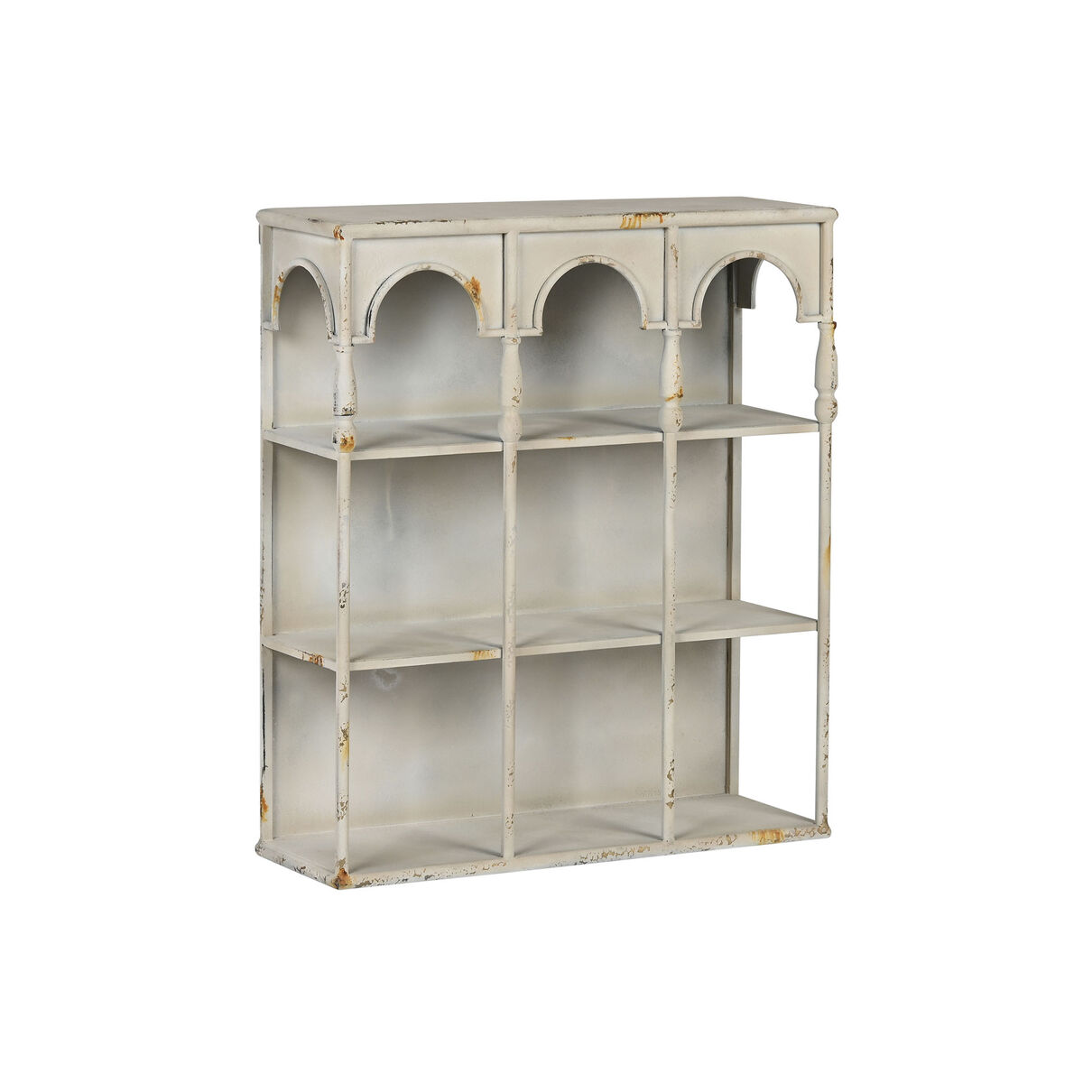 Bokhylla Home ESPRIT Vit Metall 60 X 20 X 70 cm