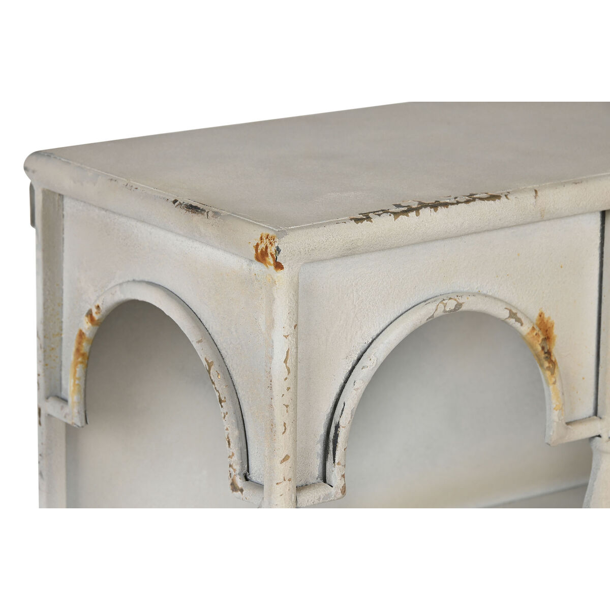 Bokhylla Home ESPRIT Vit Metall 60 X 20 X 70 cm - 3