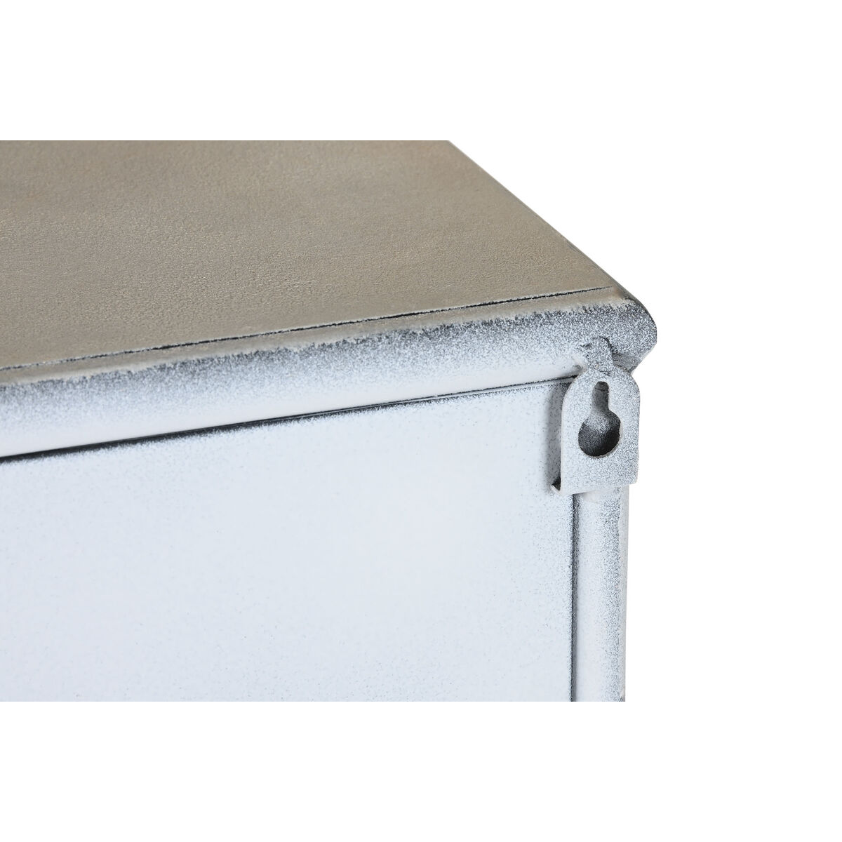 Bokhylla Home ESPRIT Vit Metall 60 X 20 X 70 cm - 6