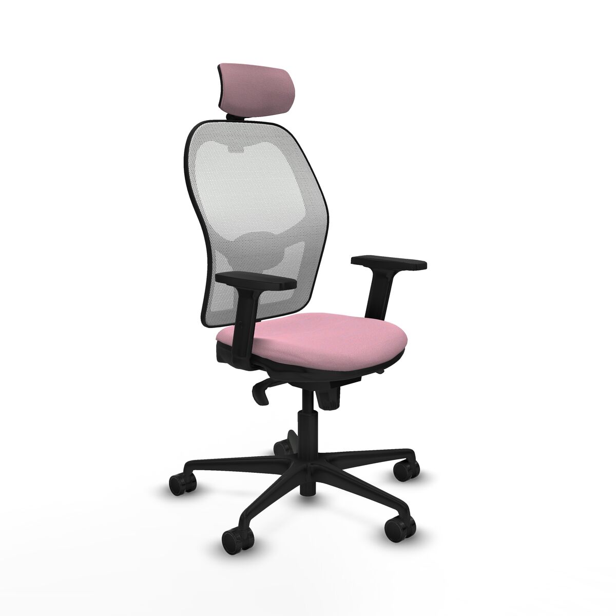 Kontorsstol med nackstöd Piqueras y Crespo 2D036N2 Rosa