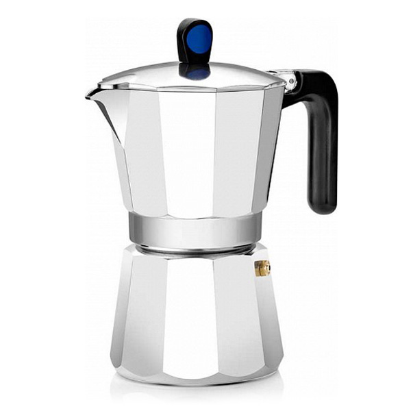 Italiensk Kaffepanna Monix M860009 Stål Aluminium 9 Koppar