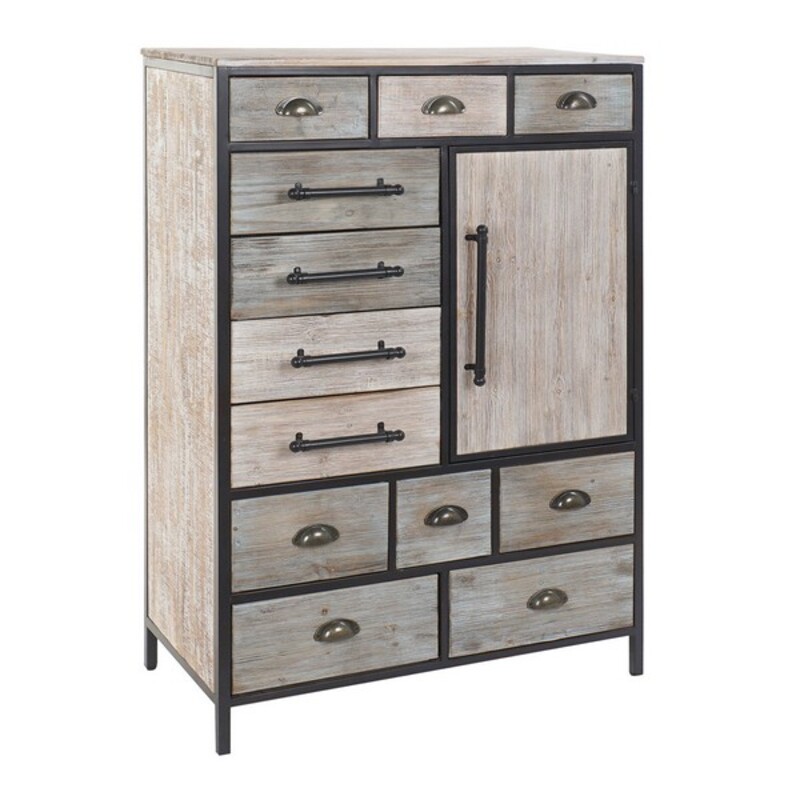 Byrå DKD Home Decor Trä Metall (80 x 40 x 122 cm) - 8