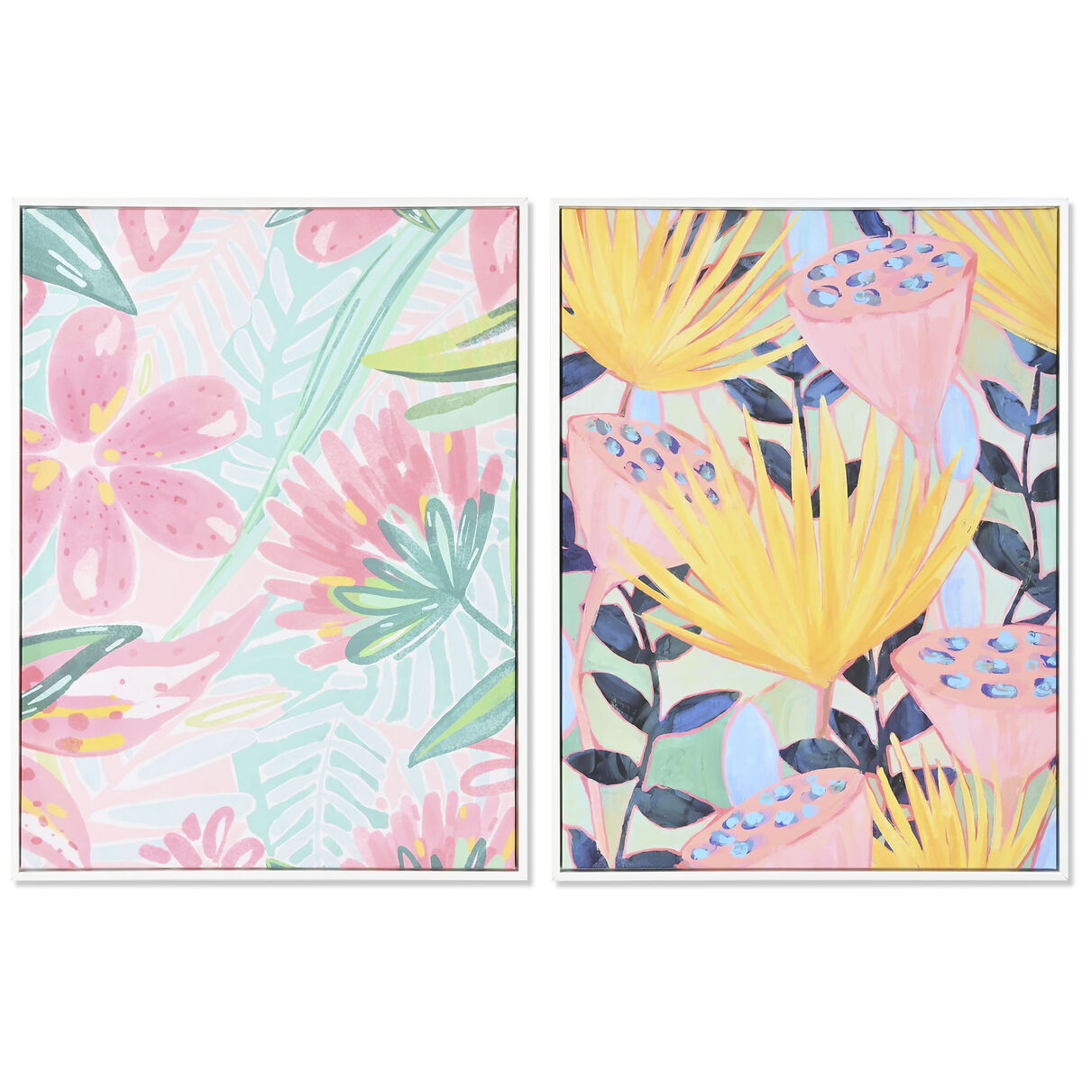 Kanvas DKD Home Decor polystyren Kanvas 60 x 4 x 80 cm