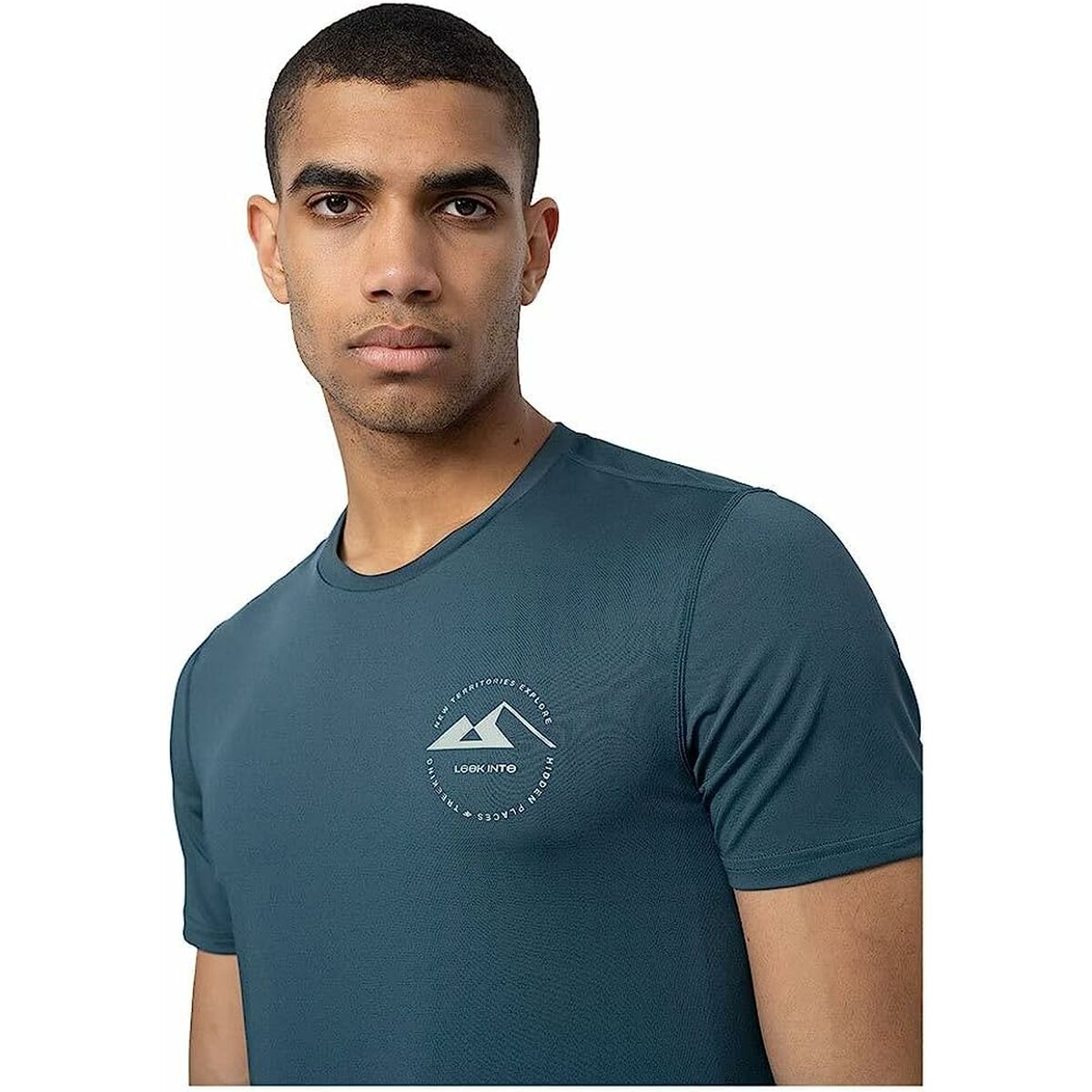 T-shirt med kortärm Herr 4F Fnk M210 Mörkblå - 9