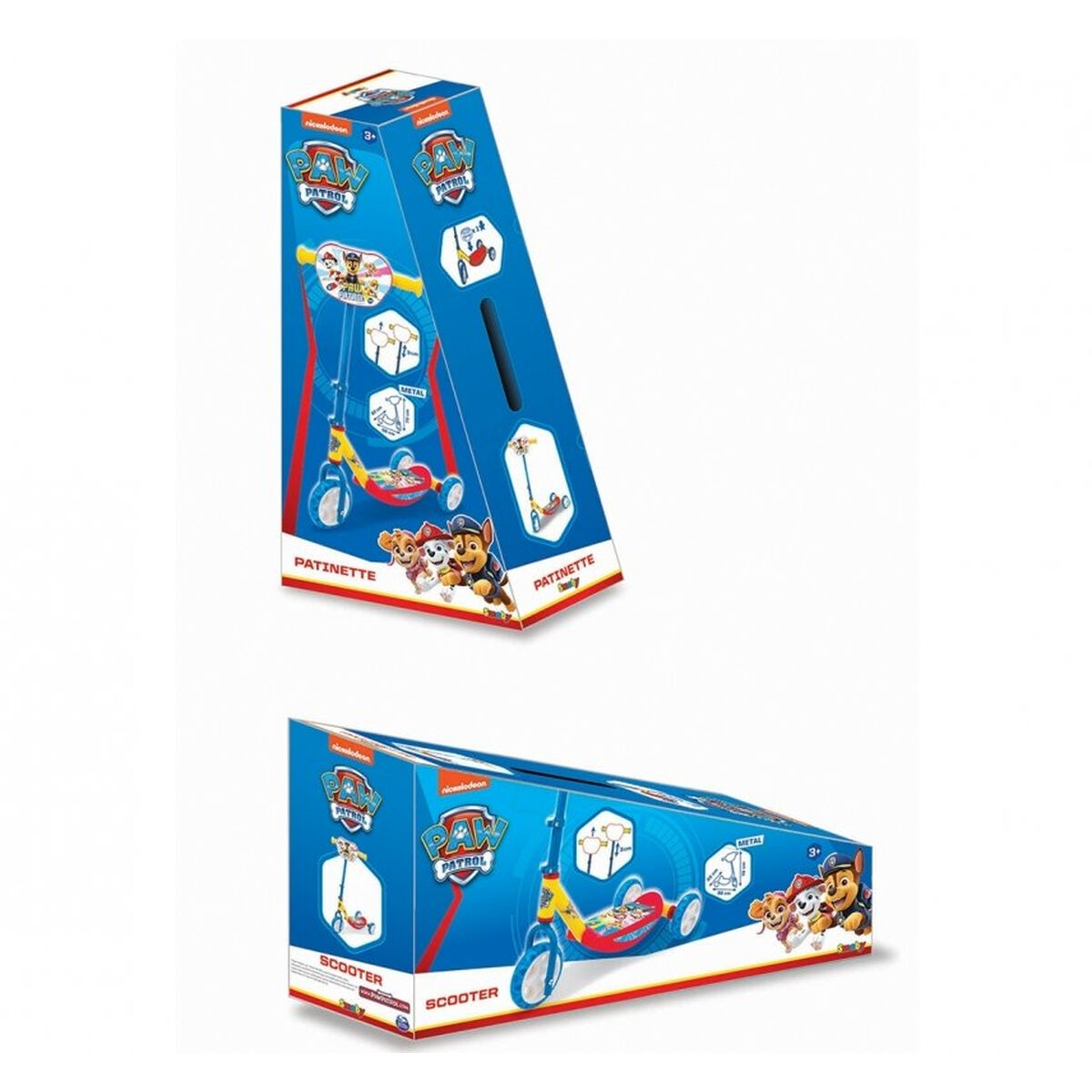 Sparkcykel Smoby Paw Patrol 3w Scooter Multicolour - 4