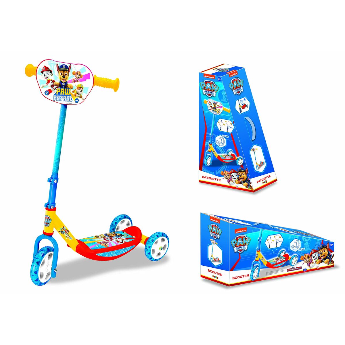 Sparkcykel Smoby Paw Patrol 3w Scooter Multicolour - 2