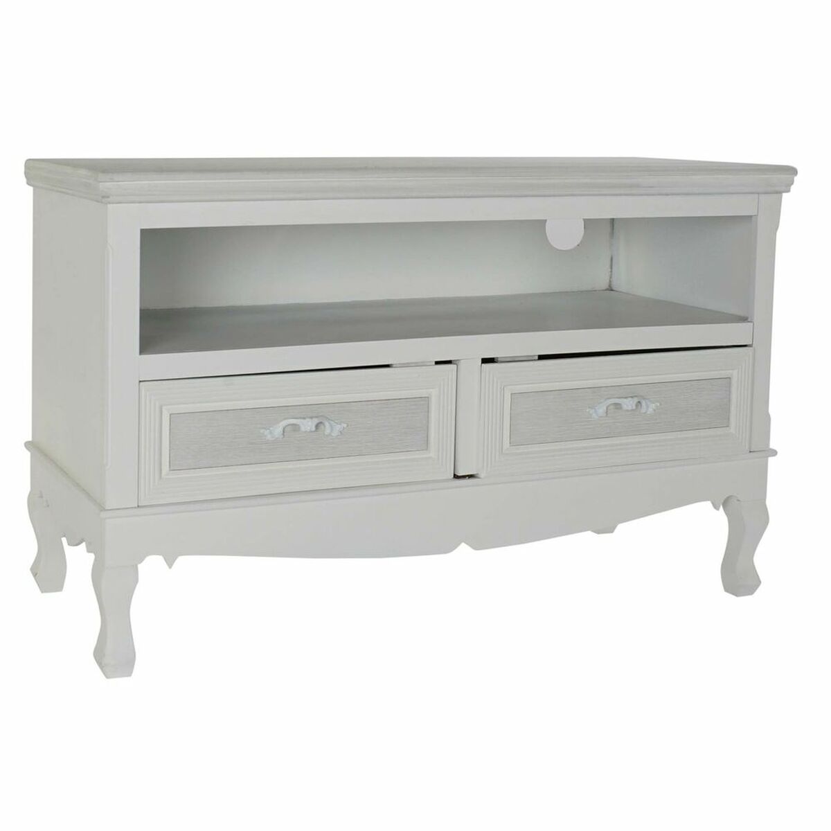 Soffbord DKD Home Decor Vit Trä Trä MDF 100 x 42 x 61 cm - 18
