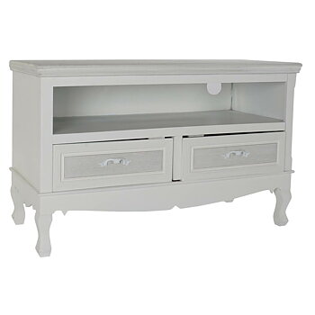 Soffbord DKD Home Decor Vit Trä Trä MDF 100 x 42 x 61 cm