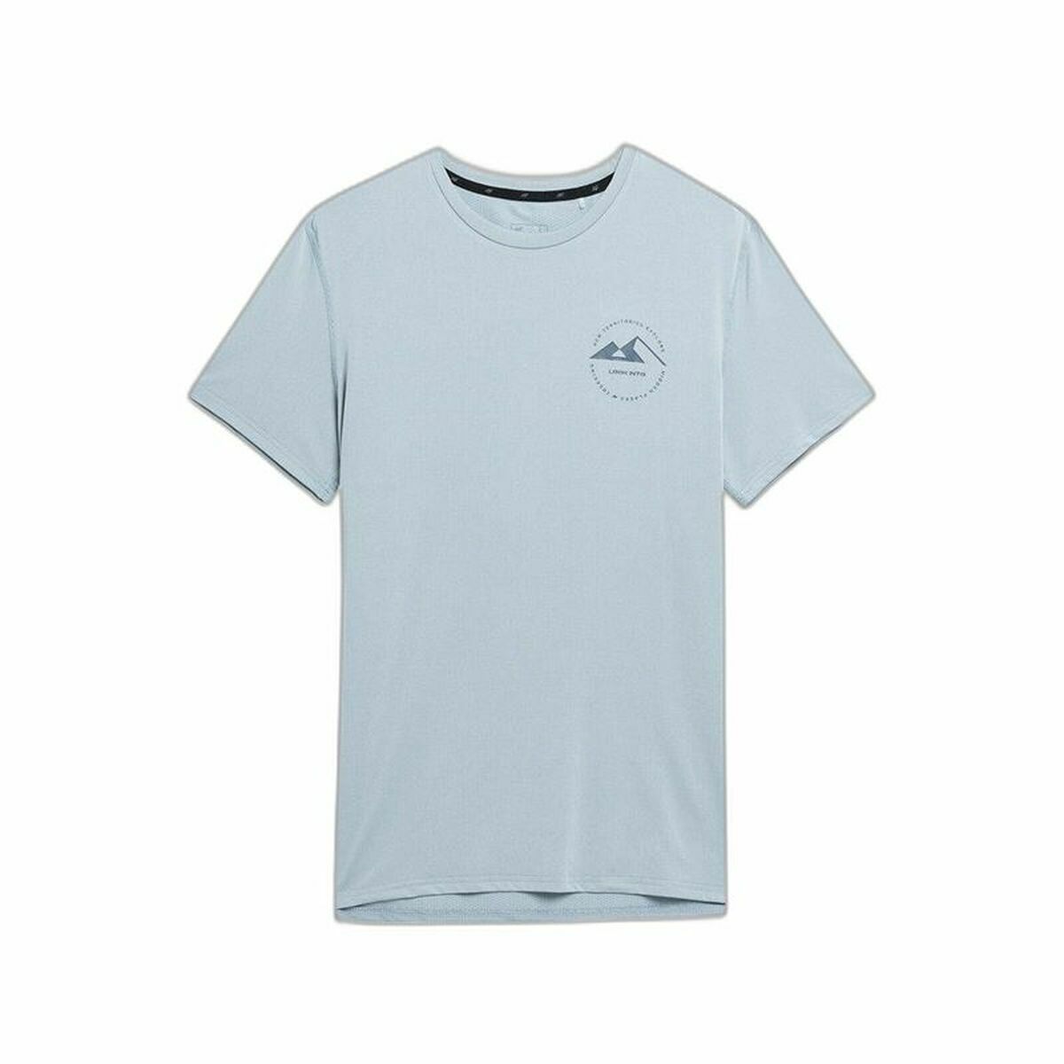 T-shirt med kortärm Herr 4F Fnk M210 Ljusblå - 11
