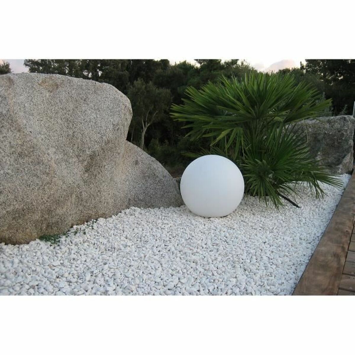 Ljusboll utomhus Lumisky Bobby Vit 11 W E27 220 V Kallvit - 3