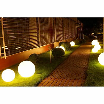Ljusboll utomhus Lumisky Bobby Vit 11 W E27 220 V Kallvit