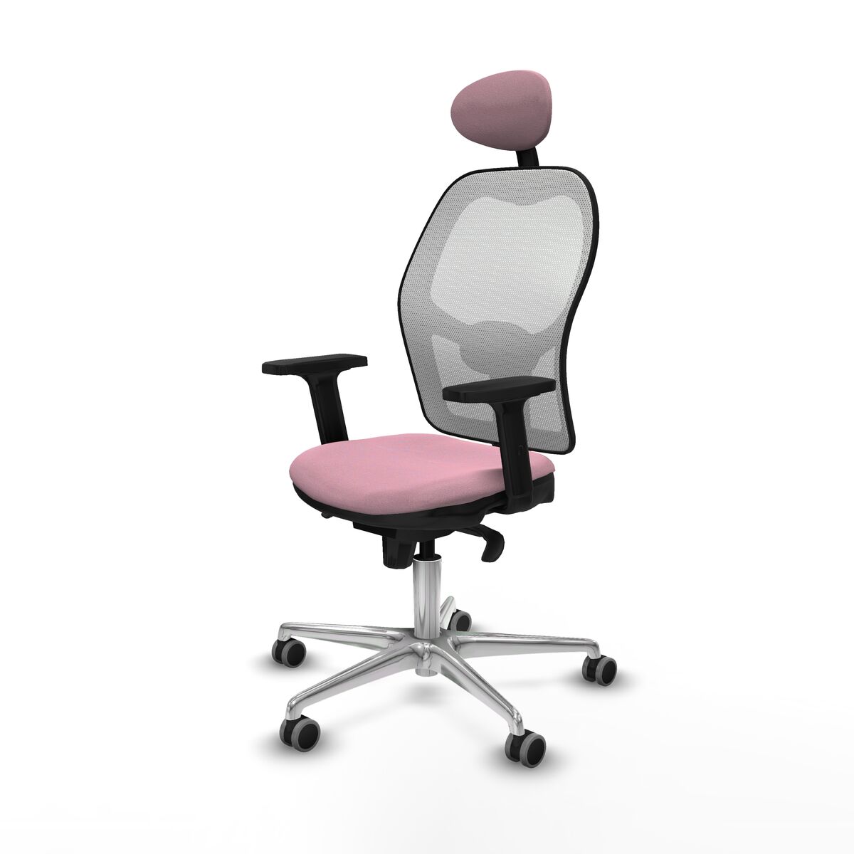 Kontorsstol med nackstöd Piqueras y Crespo 2D086G1 Rosa - 2