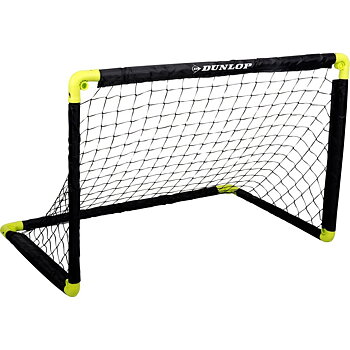 Hopvikbart fotbollsmål Dunlop Mini Svart