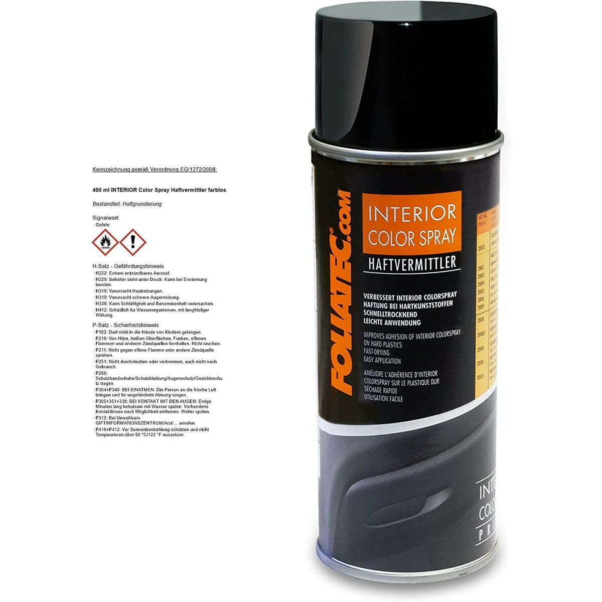 Behandling Foliatec Primer Clear Spray För inomhusbruk 400 ml Transparent - 4
