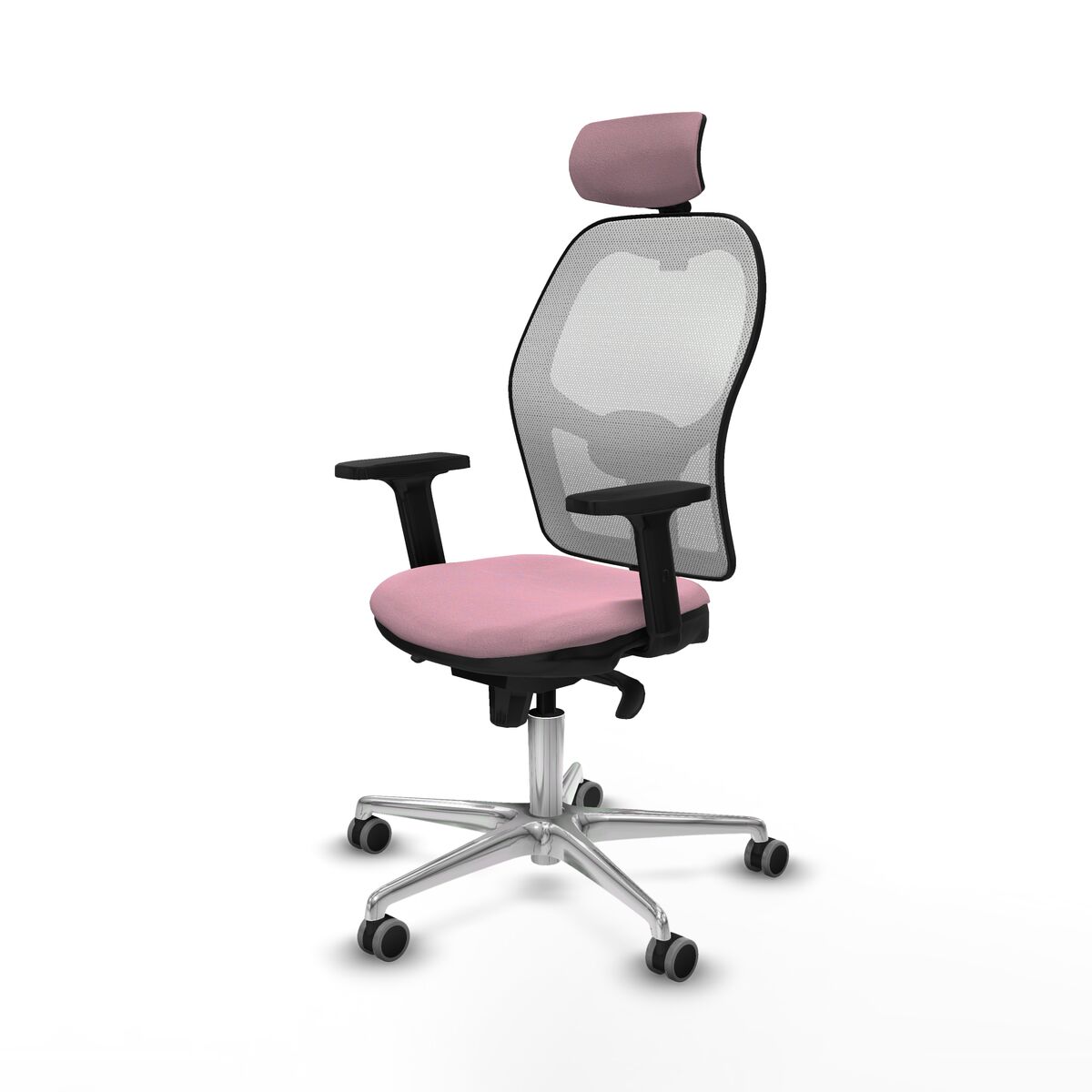 Kontorsstol med nackstöd Piqueras y Crespo 2D086G2 Rosa - 2