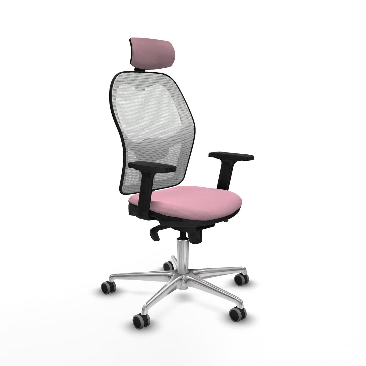 Kontorsstol med nackstöd Piqueras y Crespo 2D086G2 Rosa