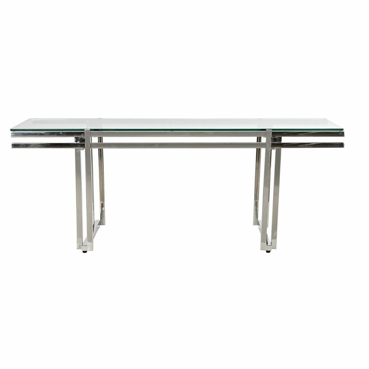 Soffbord DKD Home Decor Glas Rostfritt stål (120 x 60 x 45 cm) - 7