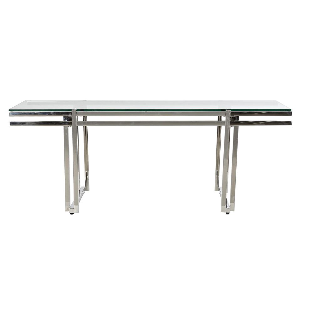 Soffbord DKD Home Decor Glas Rostfritt stål (120 x 60 x 45 cm) - 2