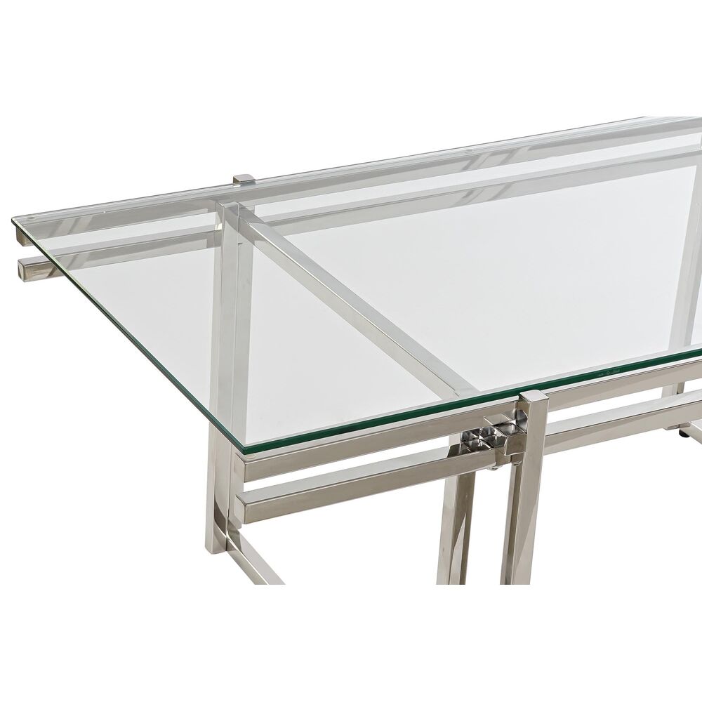 Soffbord DKD Home Decor Glas Rostfritt stål (120 x 60 x 45 cm) - 5