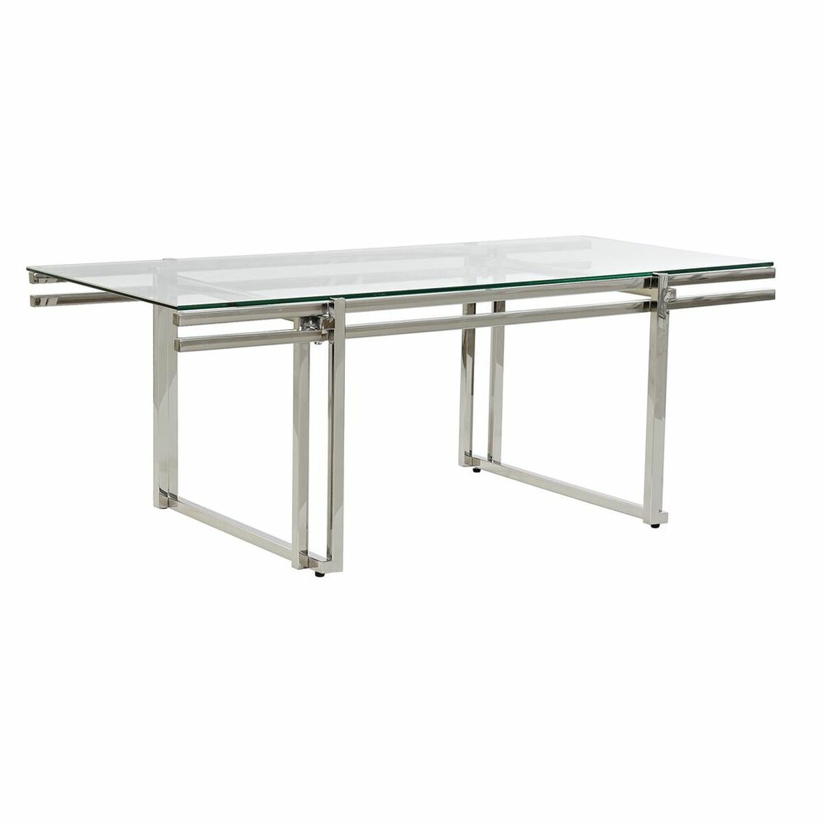 Soffbord DKD Home Decor Glas Rostfritt stål (120 x 60 x 45 cm) - 6