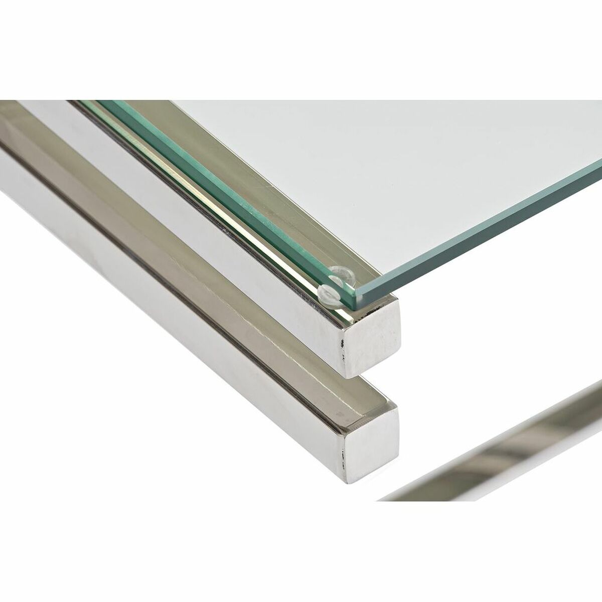 Soffbord DKD Home Decor Glas Rostfritt stål (120 x 60 x 45 cm) - 9
