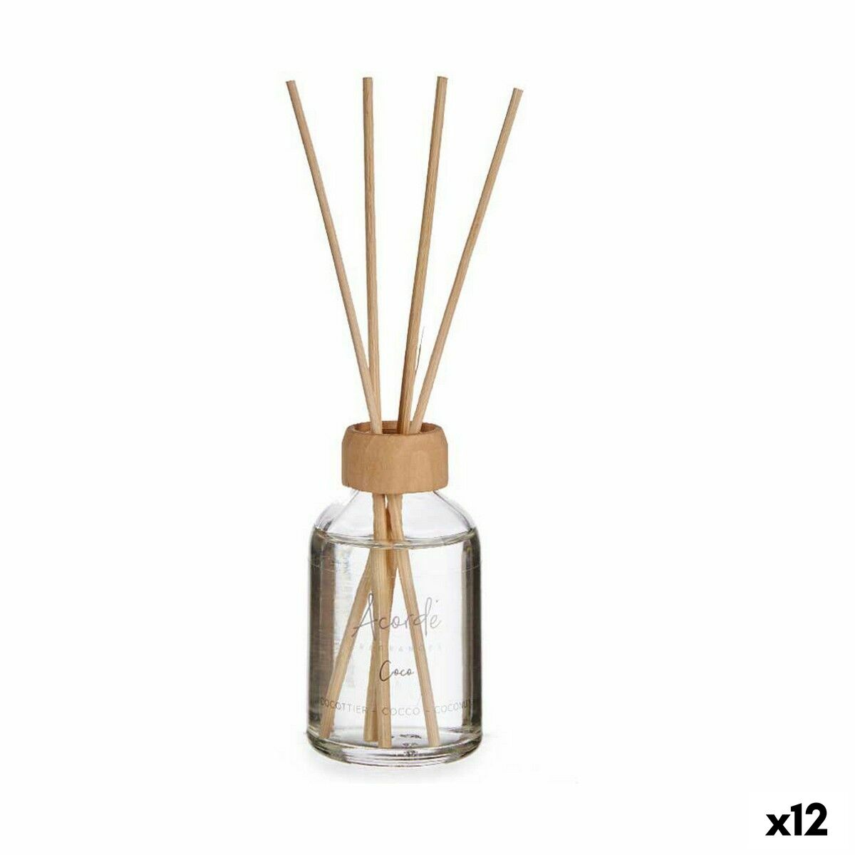 Parfympinnar Acorde Kokosnöt 50 ml (12 antal)