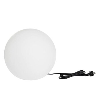 Ljusboll utomhus Lumisky Bobby Vit Ø 60 cm E27