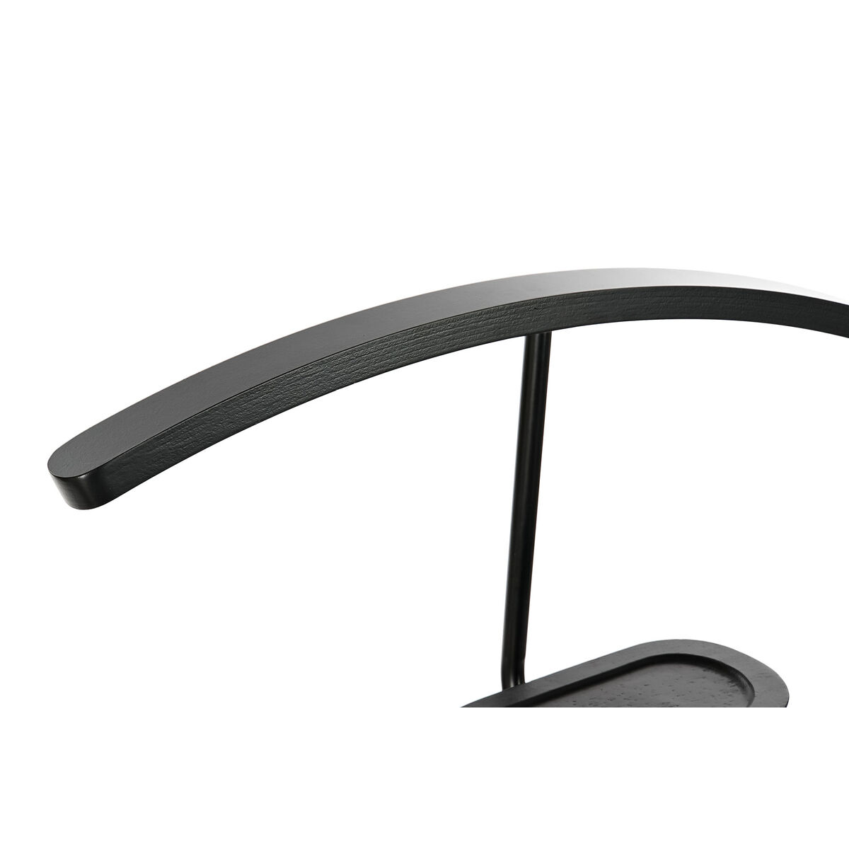 Klädhängare DKD Home Decor Svart Naturell Metall Gummiträ 47 x 28 x 111 cm - 6