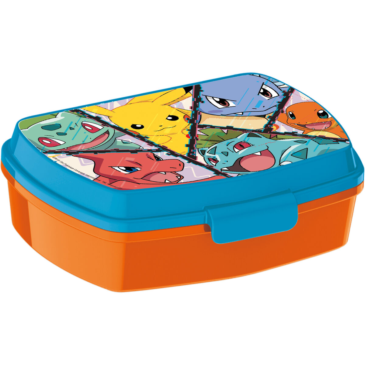 Smörgåslåda Pokémon Multicolour Rektangulär 17 x 5,6 x 13,3 cm