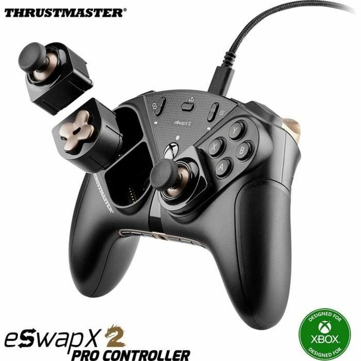 Xbox One fjärrkontroll Thrustmaster 4460265 Svart - 3
