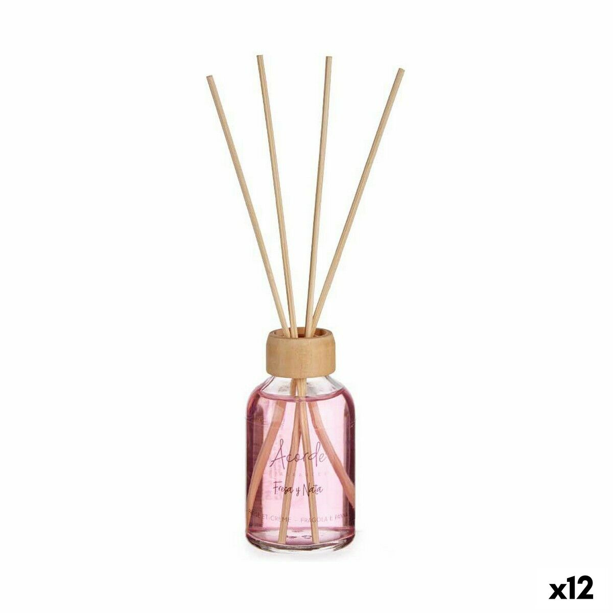 Parfympinnar Acorde Jordgubbe Tjock Vaniljsås 50 ml (12 antal) - 3