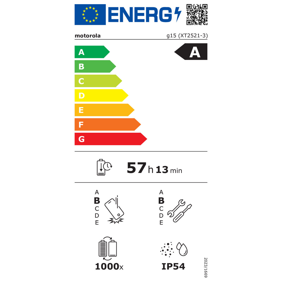 Smartphone Motorola G15 4G 6,72" Octa Core 8 GB RAM 256 GB Grå - 3