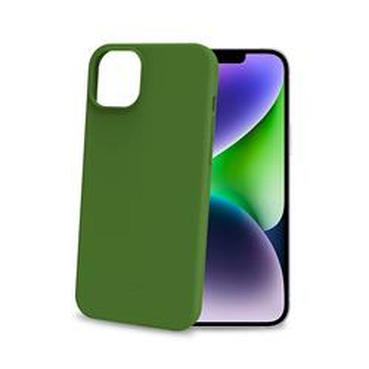 Mobilfodral Celly iPhone 15 Plus Grön