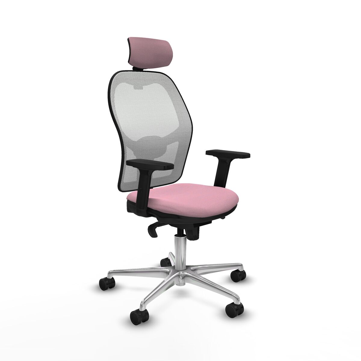 Kontorsstol med nackstöd Piqueras y Crespo 2D086N2 Rosa