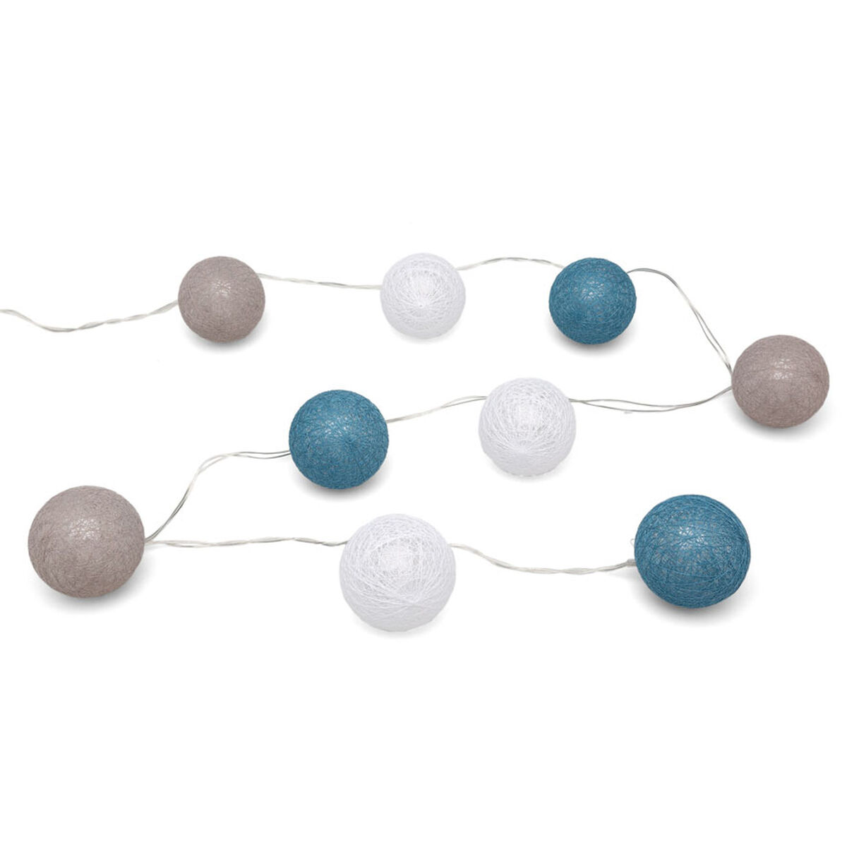 Bollkrans med LED 150 cm