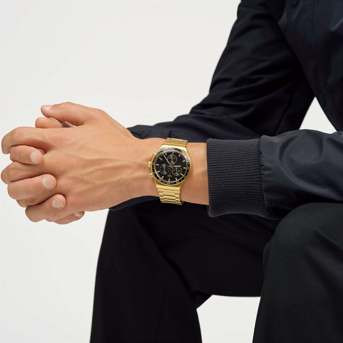 Herrklocka Swatch YVG418G Svart - 4