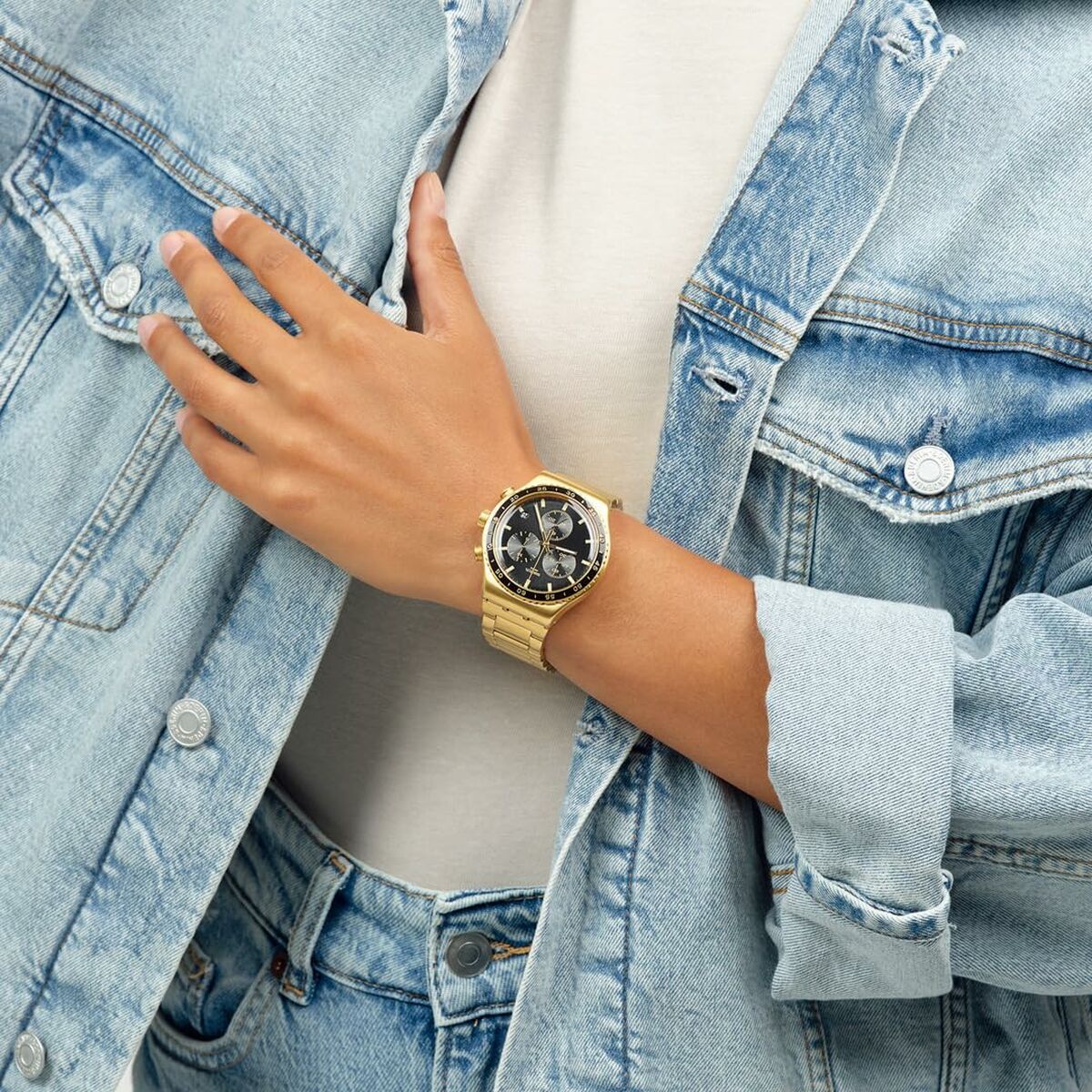 Herrklocka Swatch YVG418G Svart - 3
