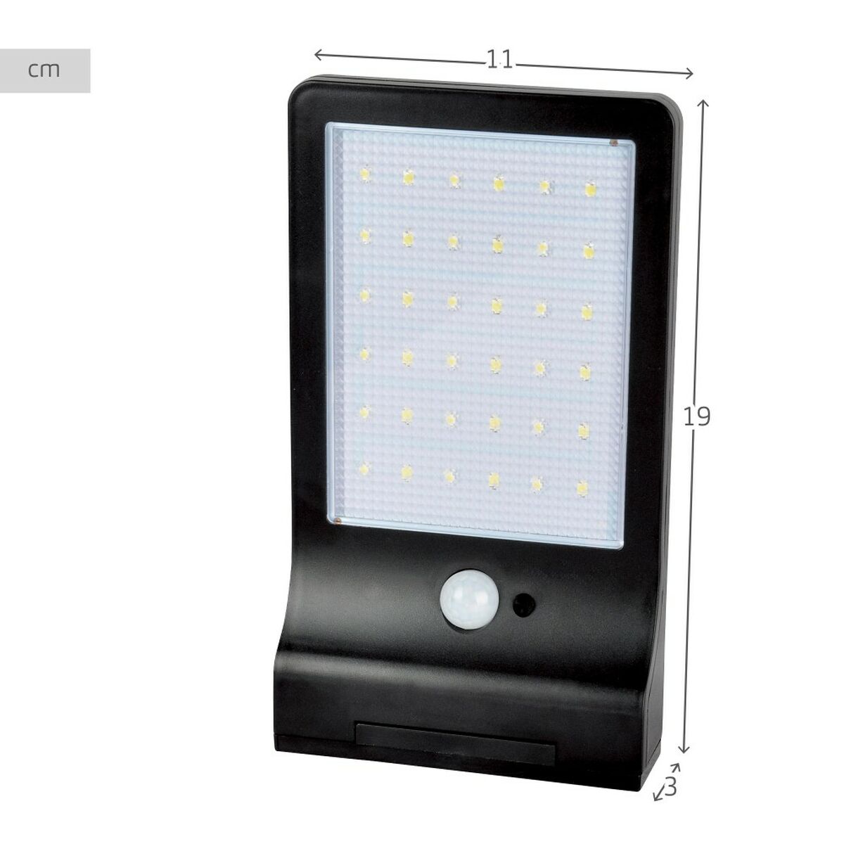 Solcellslampa Aktive 11 x 3 x 19 cm (12 antal) - 12