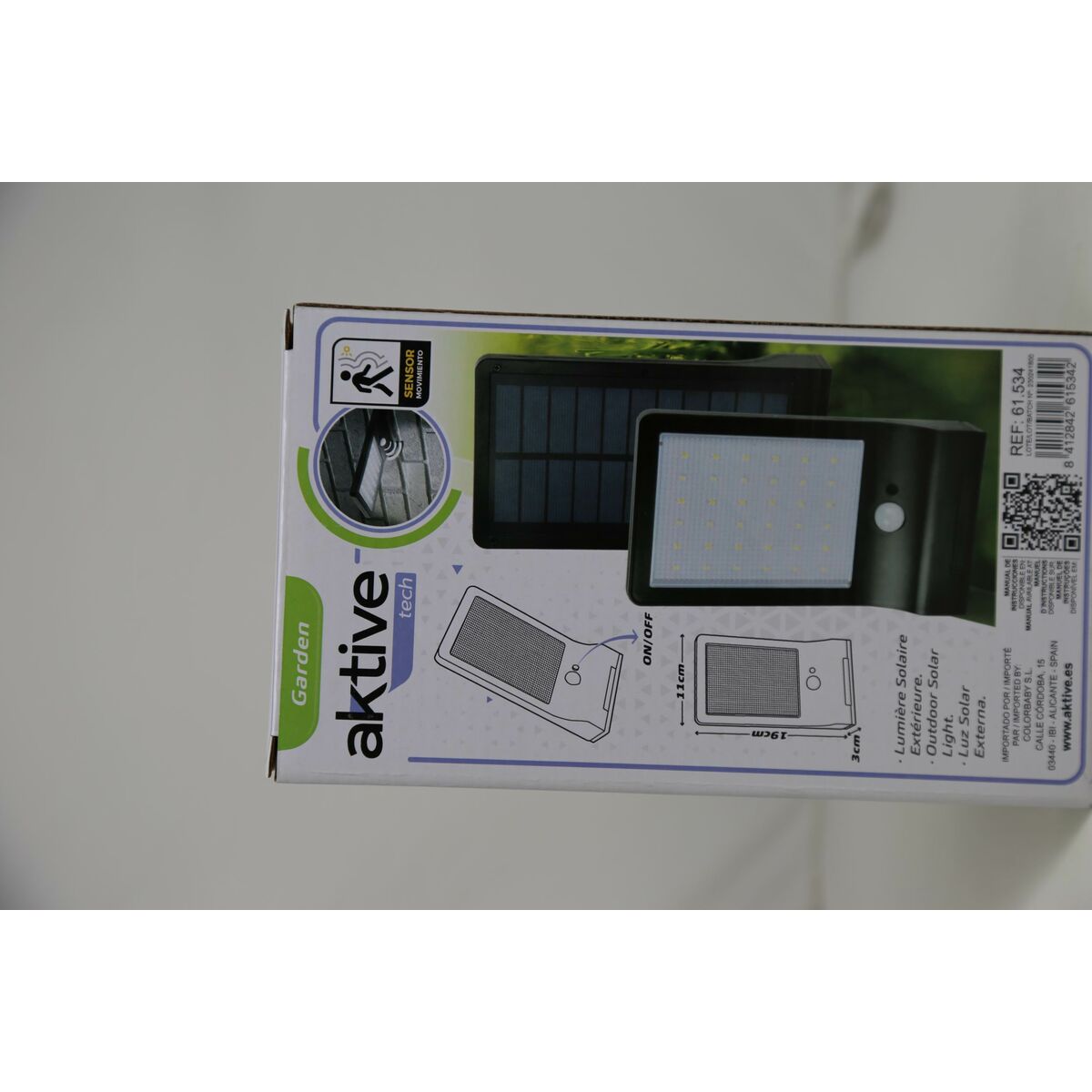 Solcellslampa Aktive 11 x 3 x 19 cm (12 antal) - 15