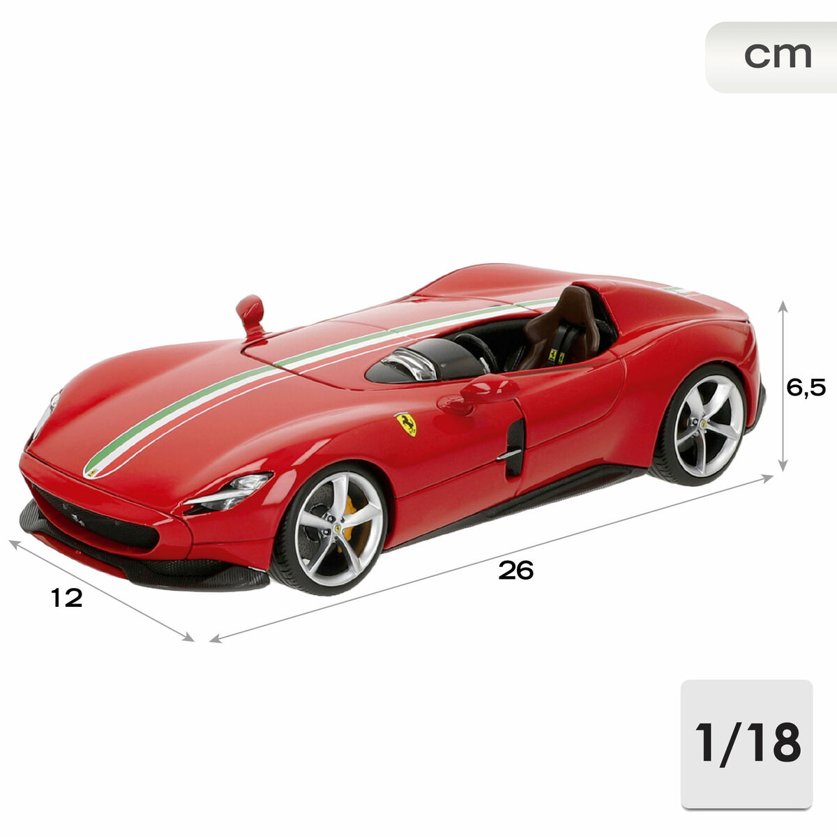 Bil Bburago Ferrari Monza SP1 1:18 - 4
