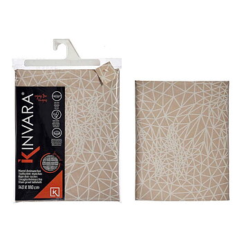 Bordsduk Kinvara Vit Beige Jacquard
