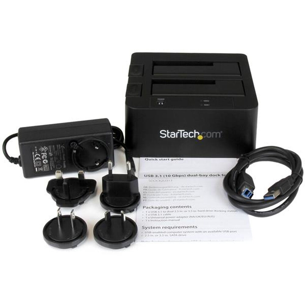 Bas Startech SDOCK2U313           Hårddisk - 4
